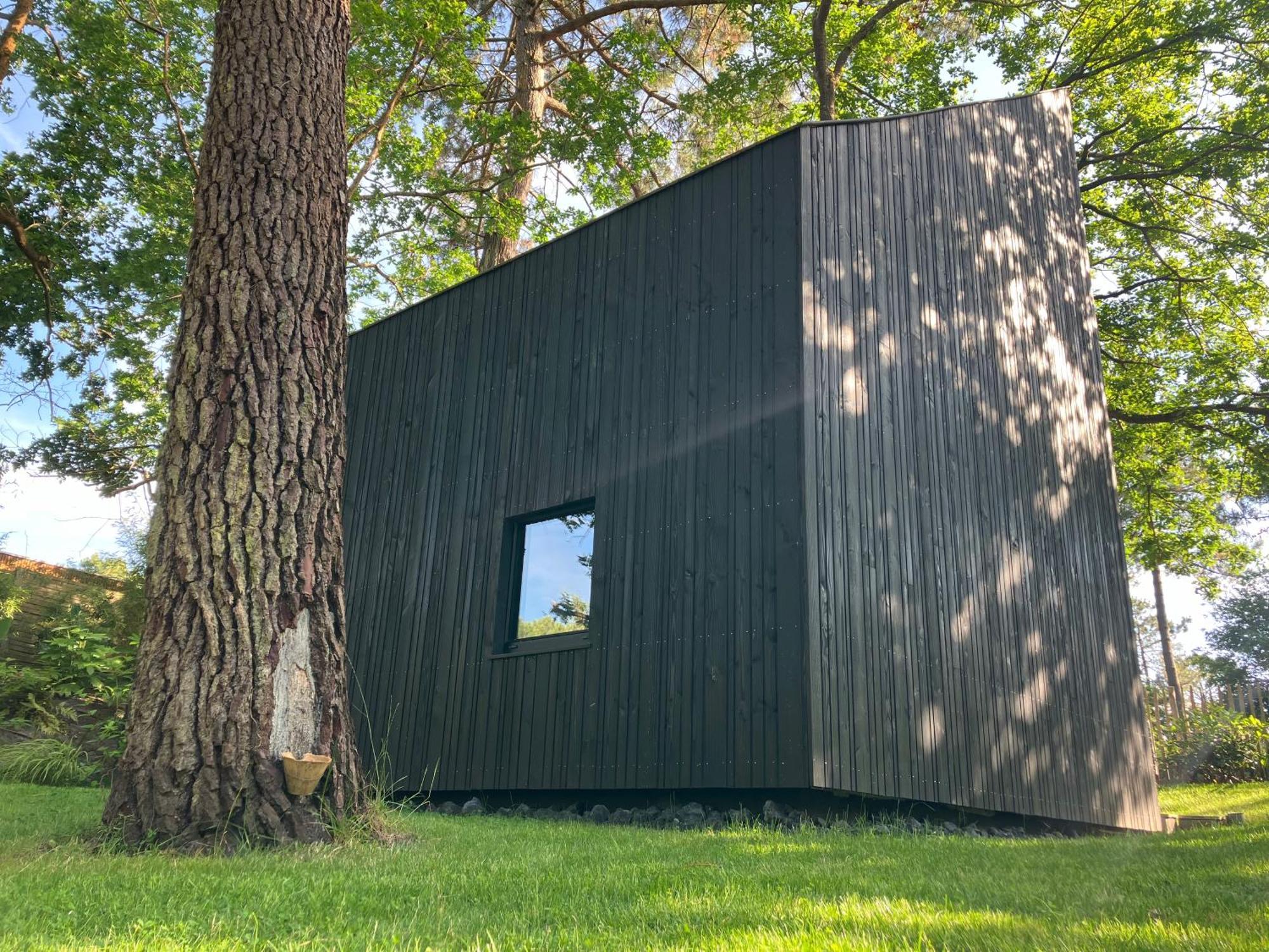 Nouveau - Ecolodge 'Calme Et Nature' - Avec Piscine Au Golf-Lac De Biscarrosse - Couchage 2 Personnes Exterior foto